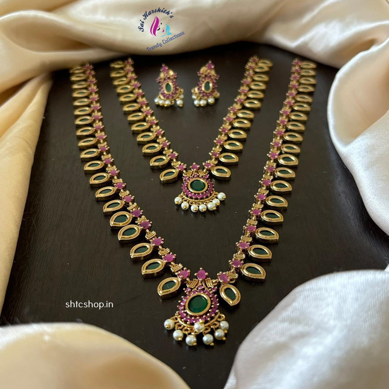 Matte Finish Palaka Combo set - SHTC908 - Sai Harshith's Trendy Collections