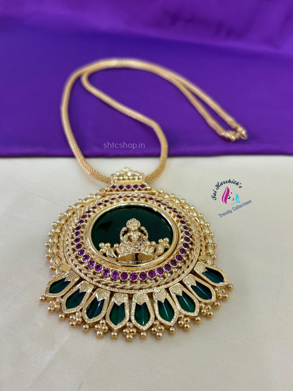 Kerala Style Statement Necklace - SHTC912 - Sai Harshith's Trendy Collections