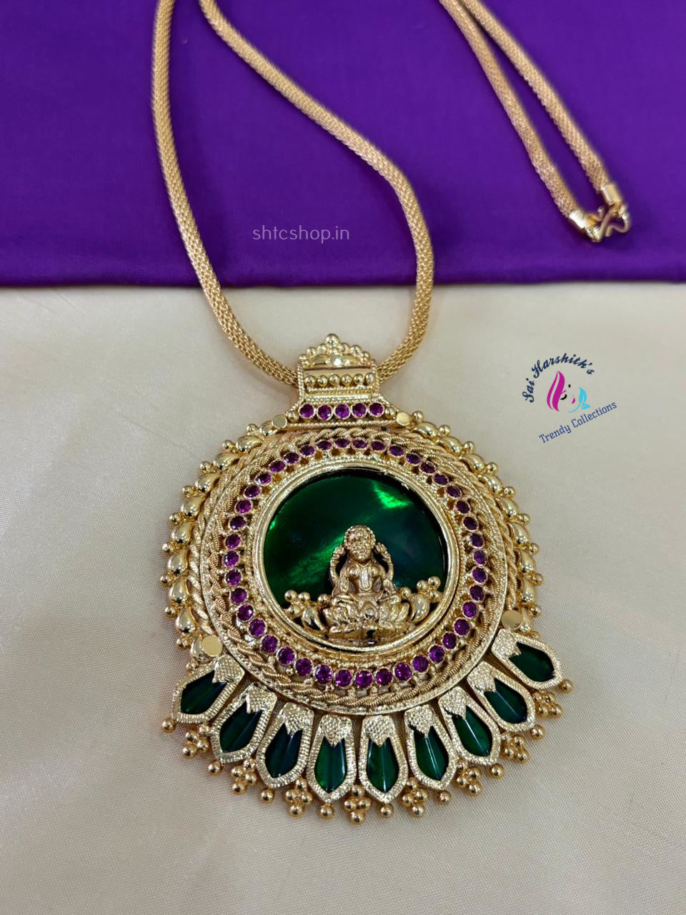 Kerala Style Statement Necklace - SHTC912 - Sai Harshith's Trendy Collections