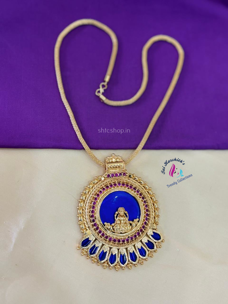 Kerala Style Statement Necklace - SHTC914 - Sai Harshith's Trendy Collections