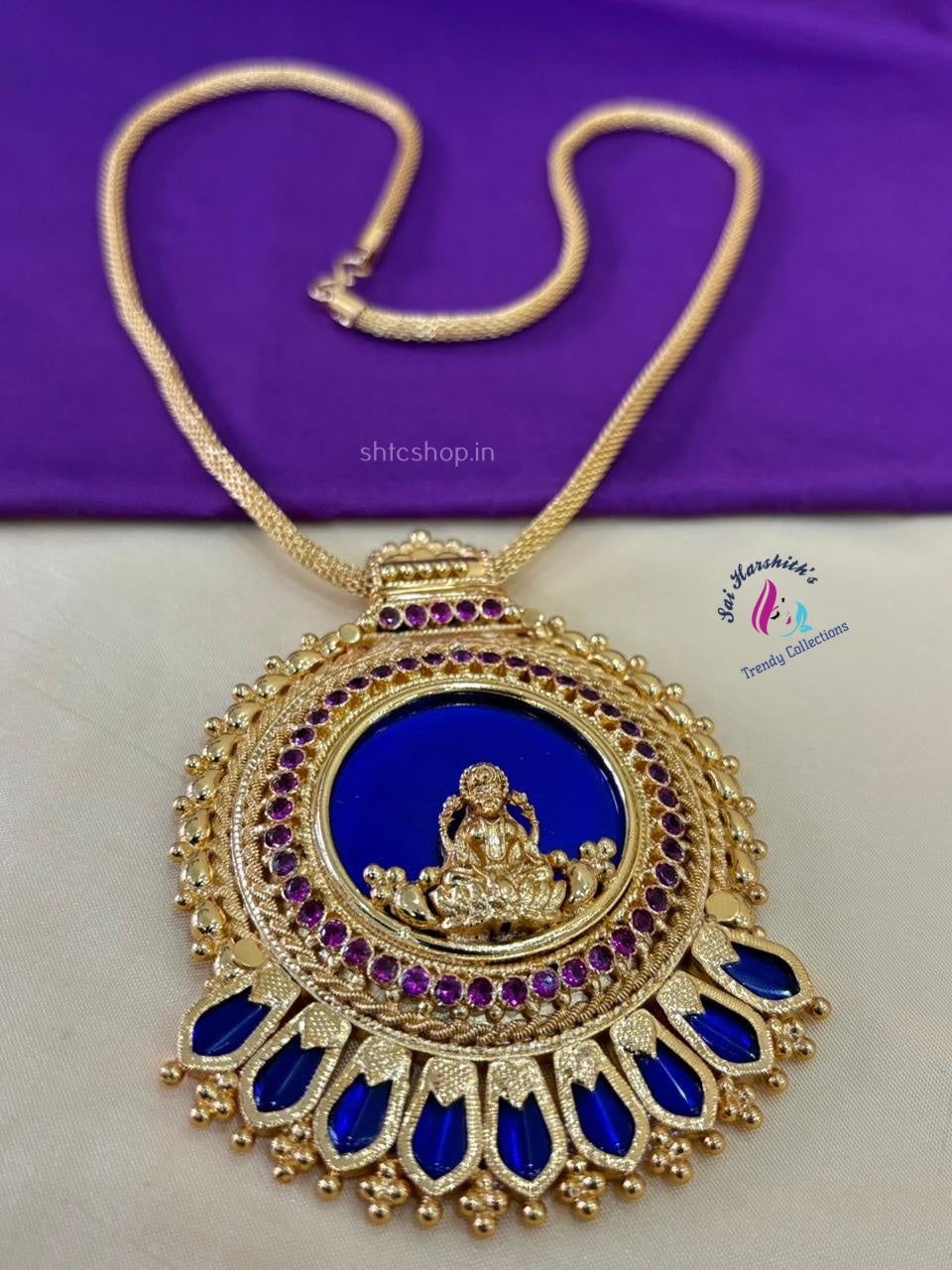 Kerala Style Statement Necklace - SHTC914 - Sai Harshith's Trendy Collections