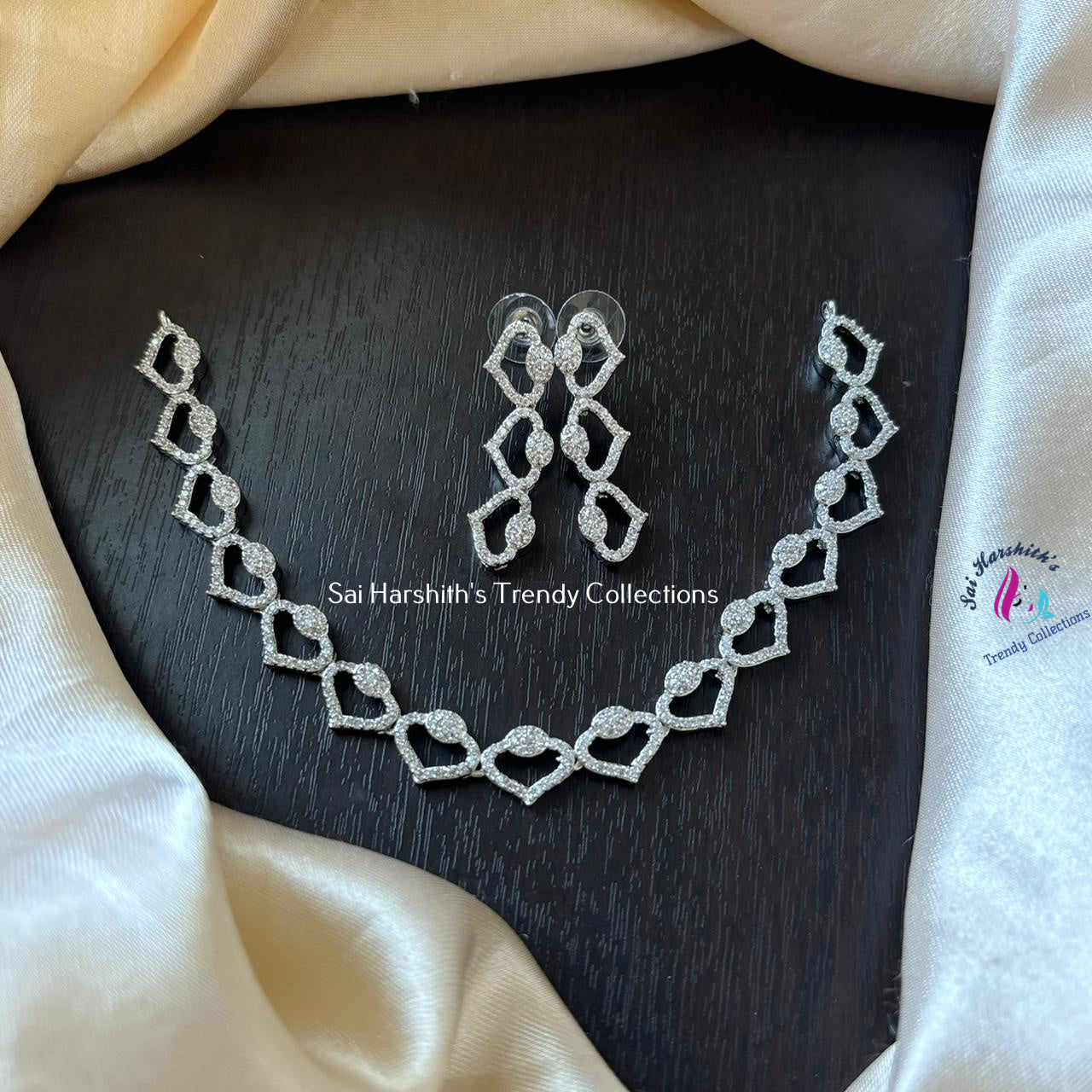 Diamond Replica Necklace - SHTC553 - Sai Harshith's Trendy Collections
