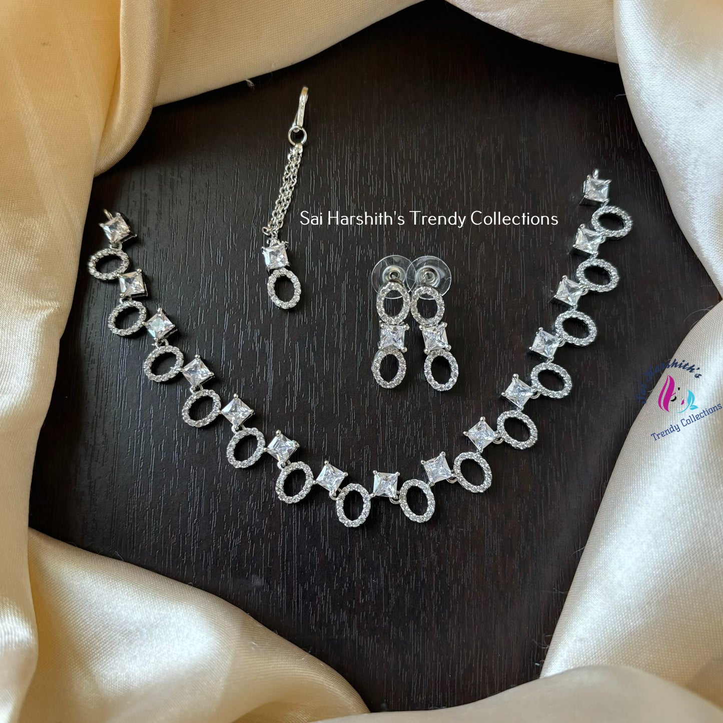 Diamond Replica Necklace - SHTC569 - Sai Harshith's Trendy Collections