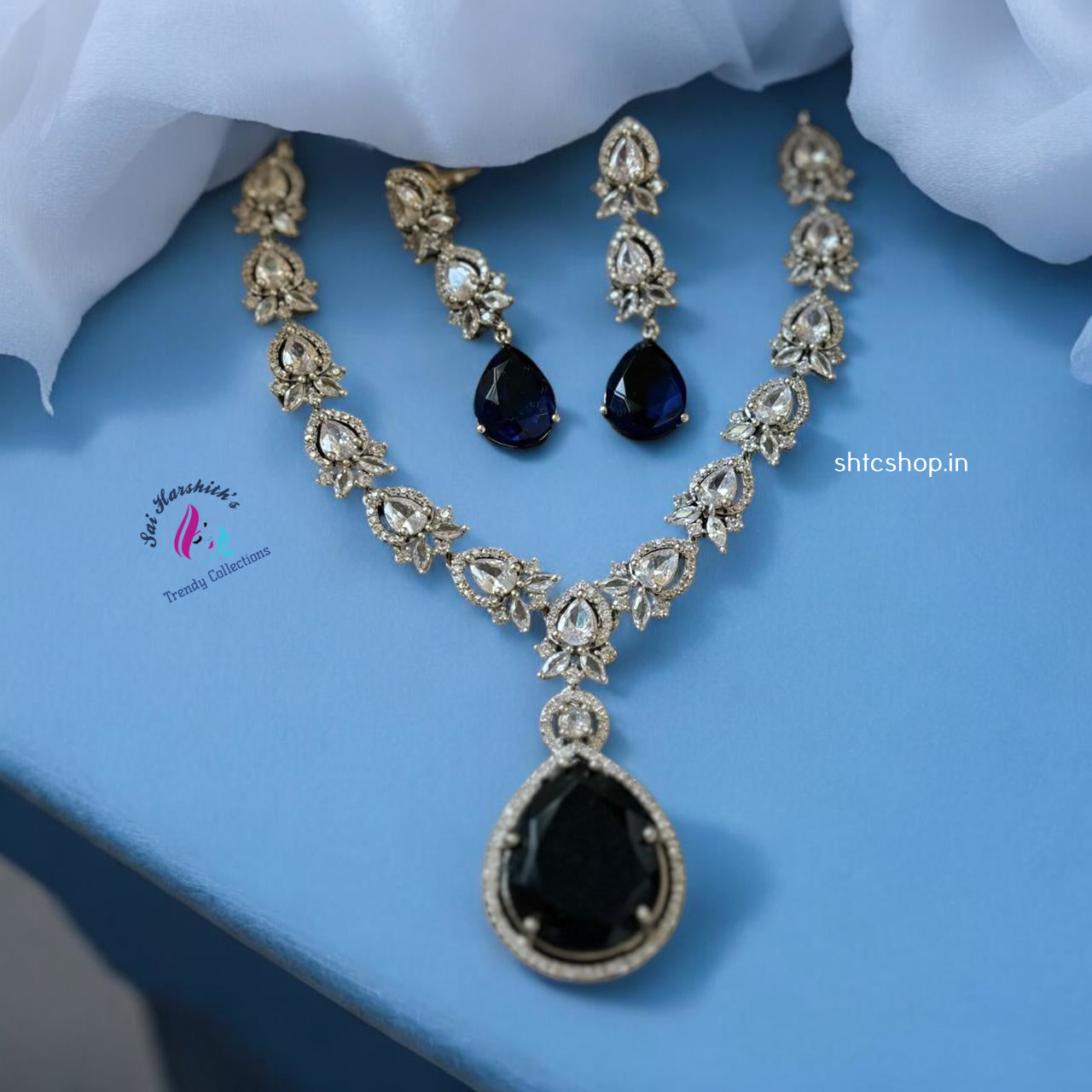Diamond Replica Necklace - SHTC571 - Sai Harshith's Trendy Collections