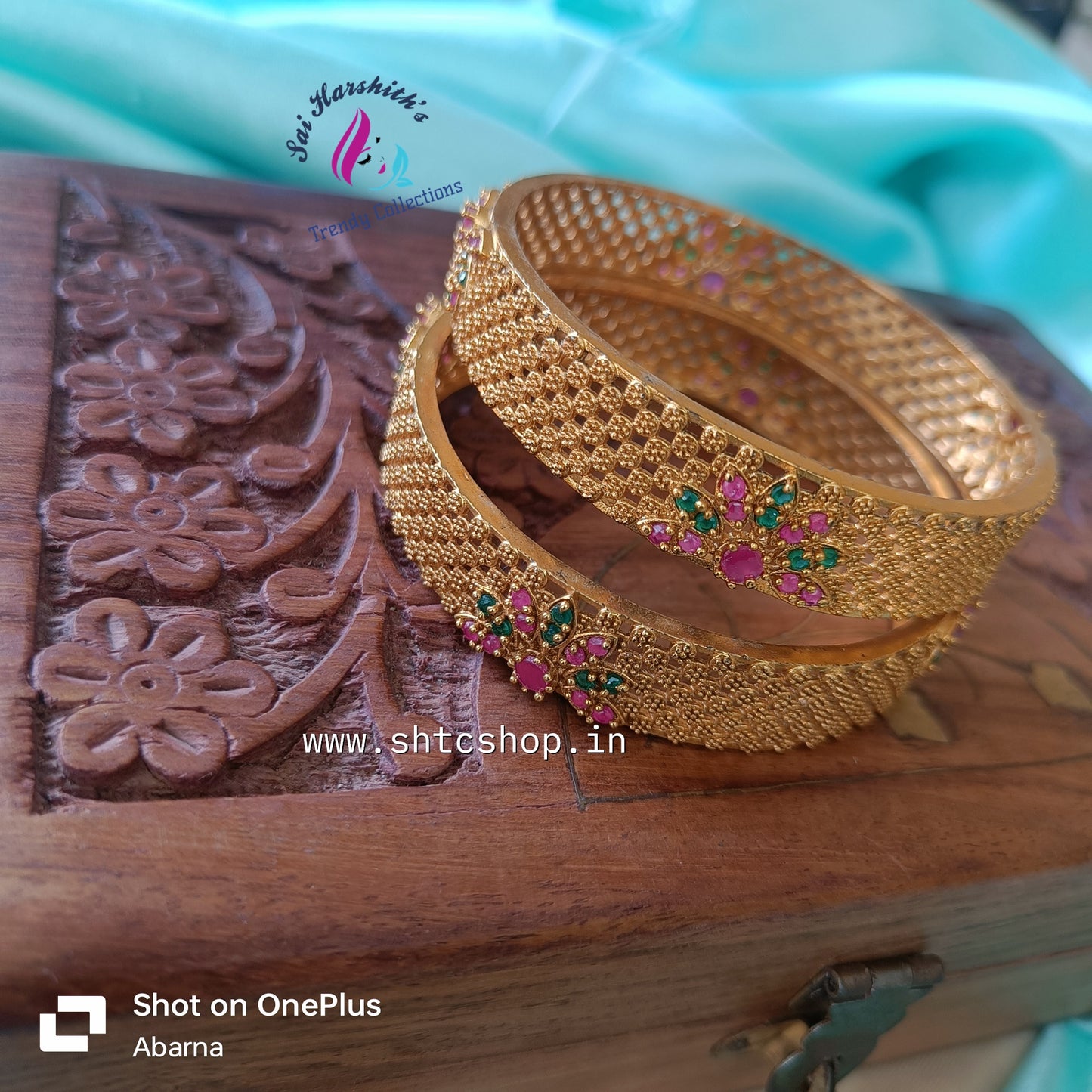 Matte Finish Traditional Bangles - SHTC726 - Sai Harshith's Trendy Collections