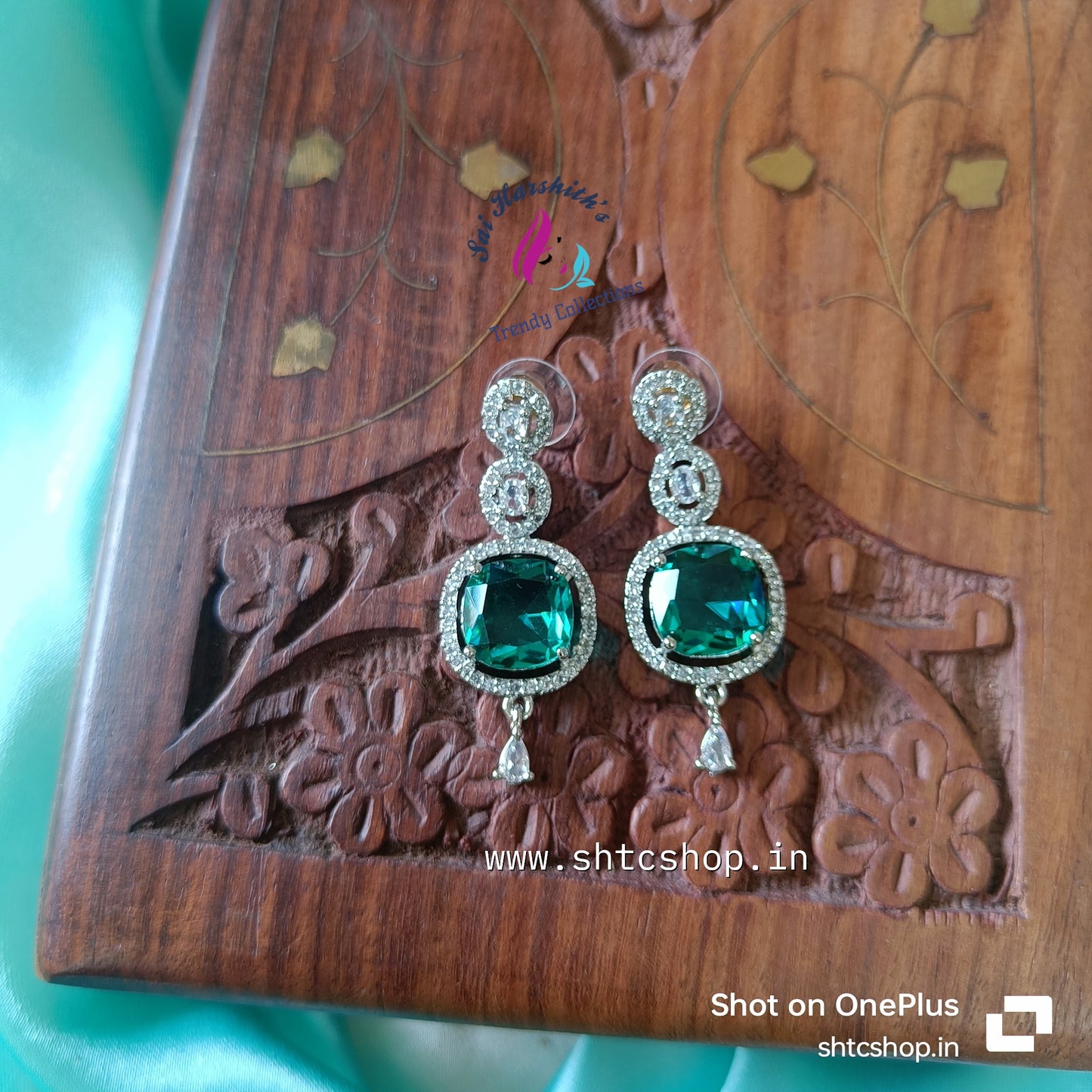 Zirconia Earrings - SHTC733 - Sai Harshith's Trendy Collections