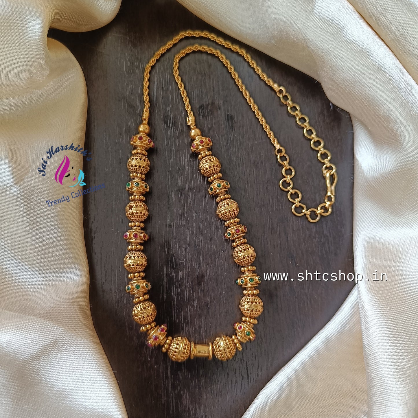Matte Finish Gooseberry chain - SHTC813 - Sai Harshith's Trendy Collections