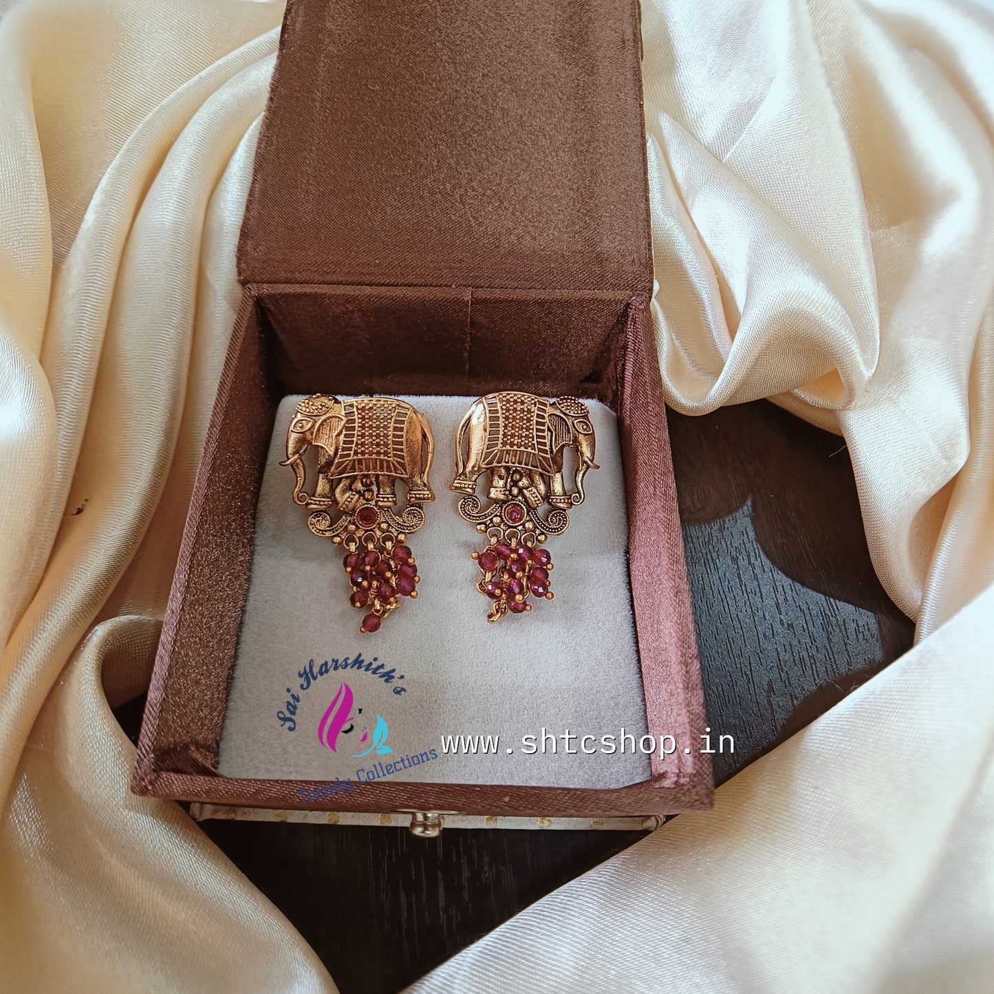 Matte Finish Guttapusalu earrings - SHTC818 - Sai Harshith's Trendy Collections