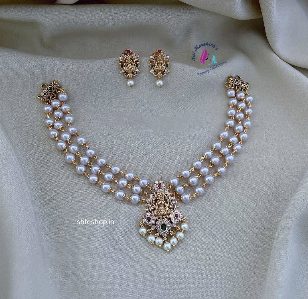 Small Beaded Chocker - SHTC721 - Sai Harshith's Trendy Collections