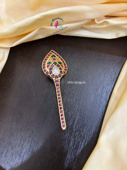 Kempu Stone Vel Pendant - SHTC1035