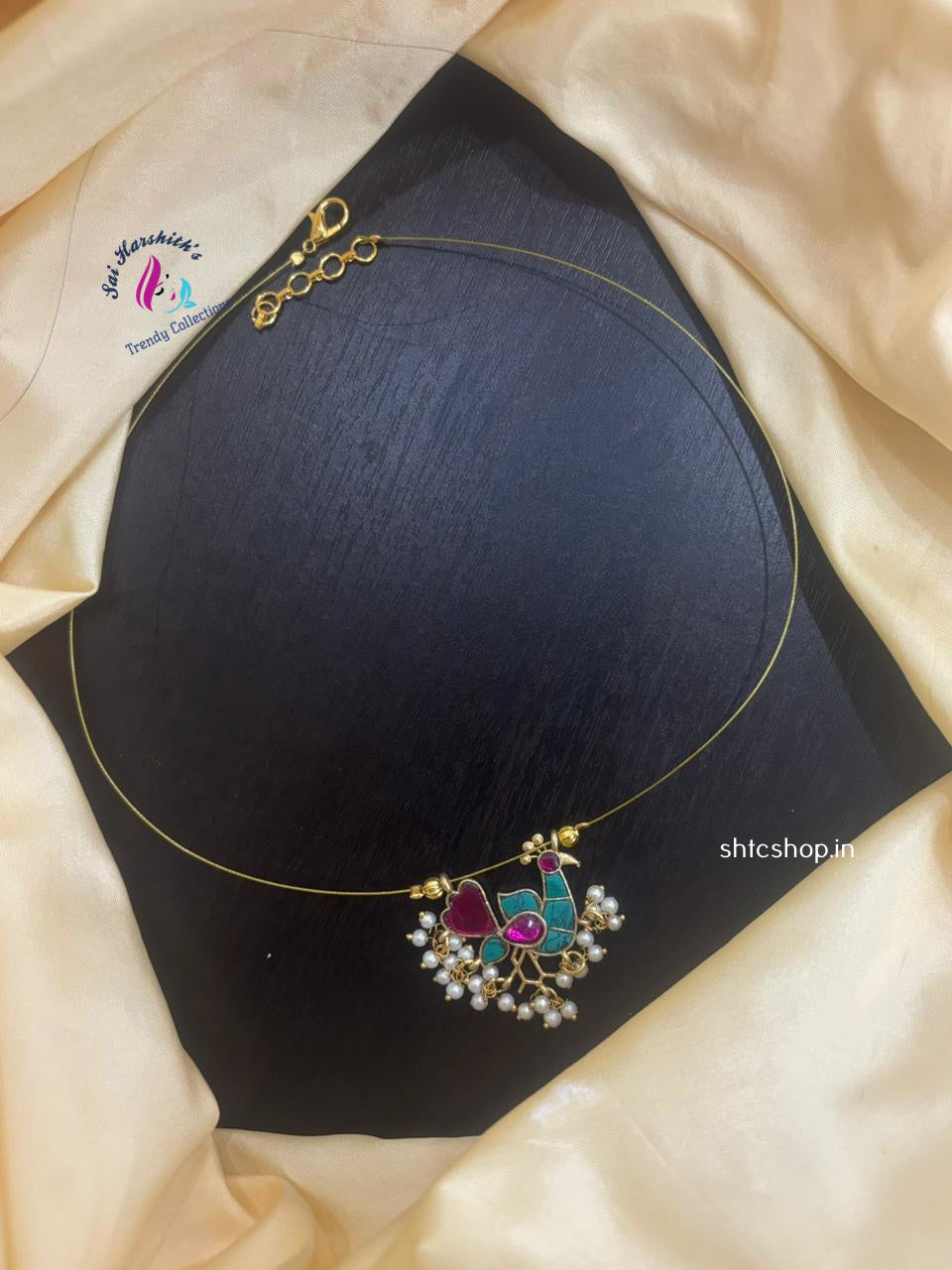 Peacock design Invisible Necklaces - SHTC1135