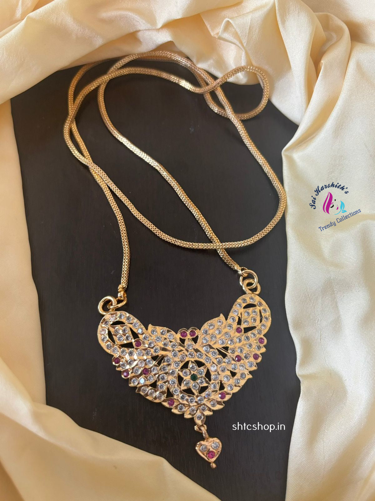 Traditional Impon / Five Metal Pendant with 30 Inches chain - SHTC1253