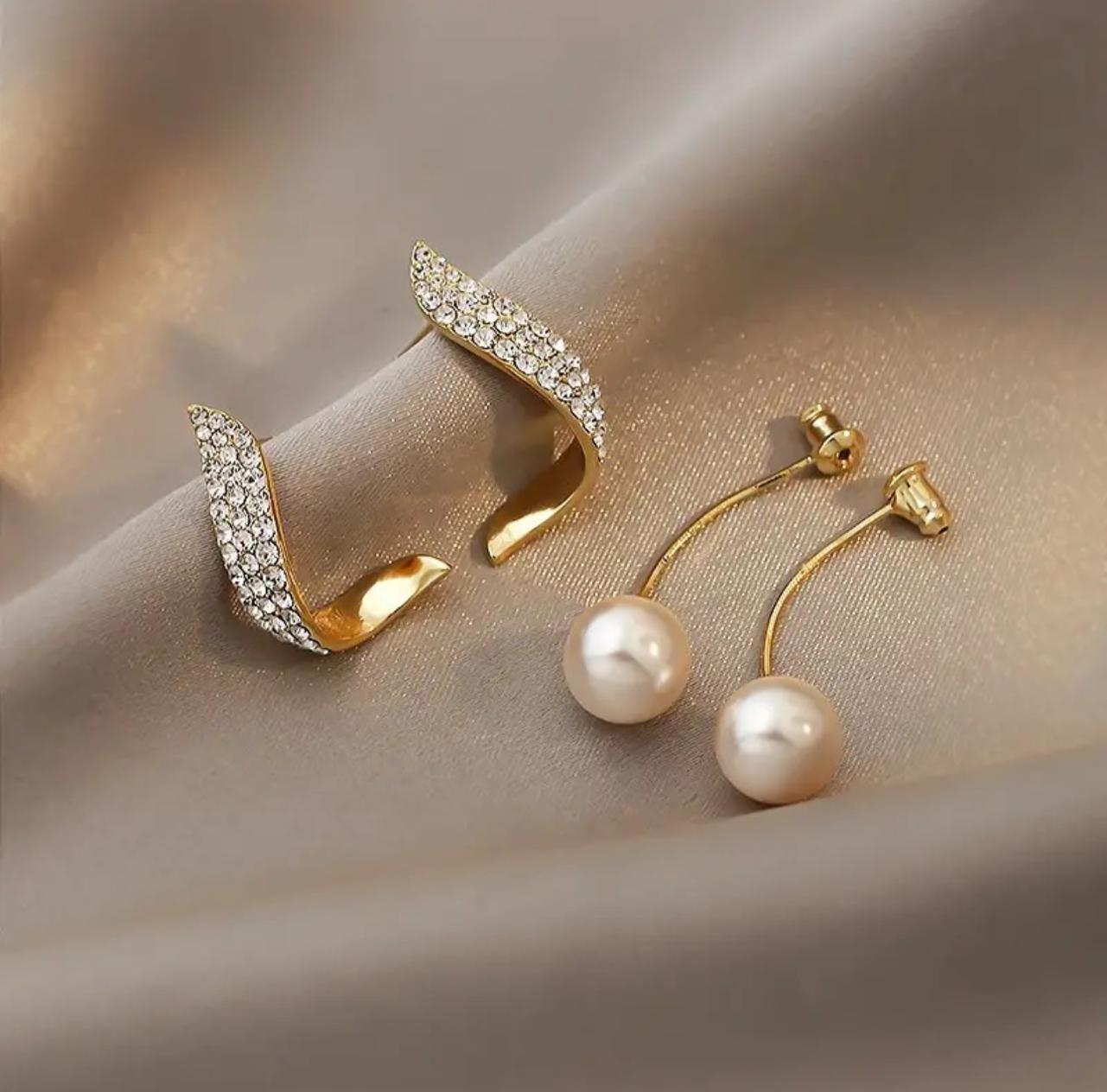 Pearl Dangle Earrings - KE125