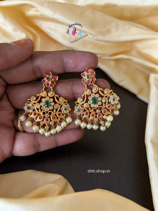 Matte Finish AD Earrings - SHTC1281