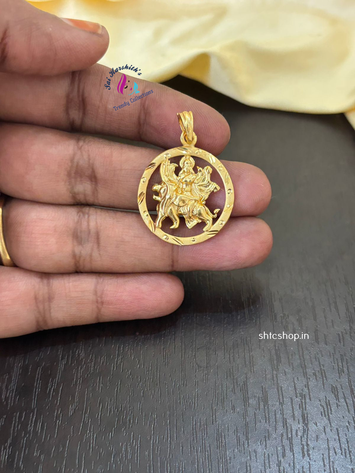 Goddess Durga Pendant - SHTC1307