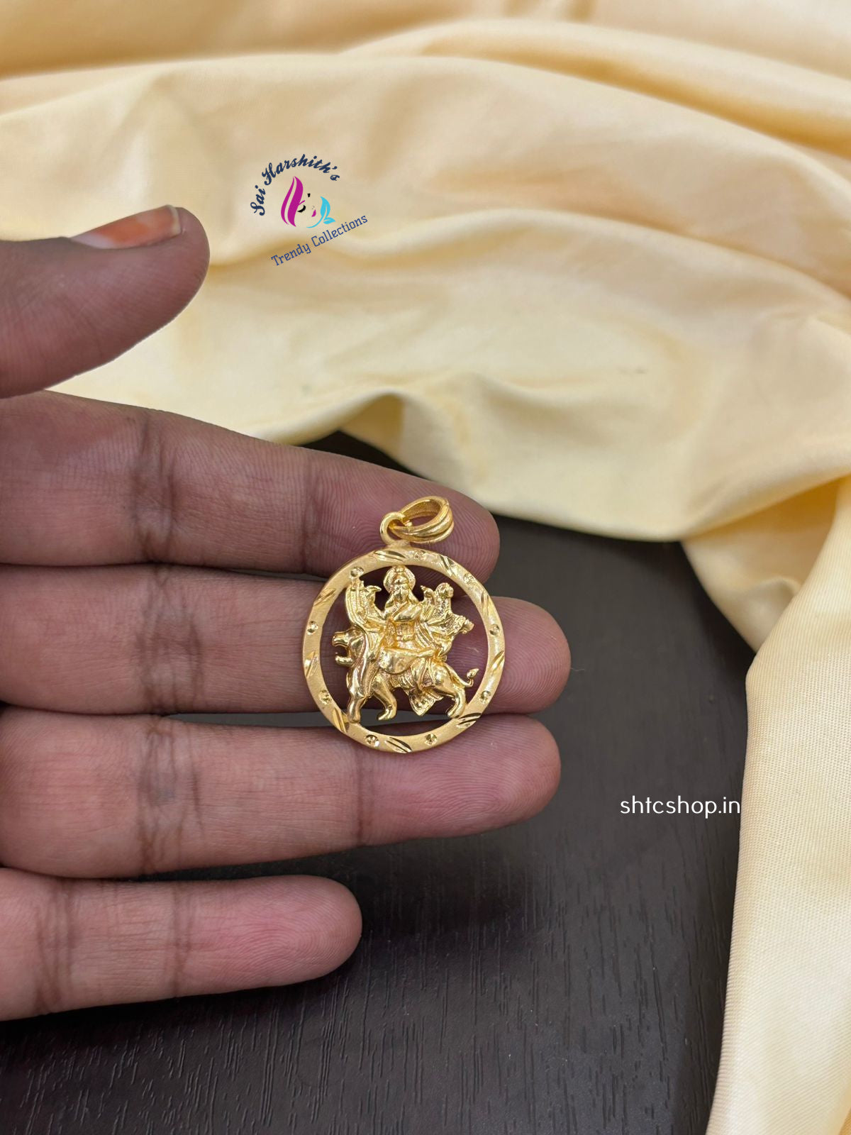 Goddess Durga Pendant - SHTC1307