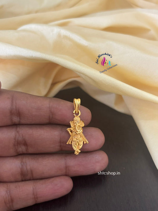 Cute Ganesha pendant with Flute - SHTC1326