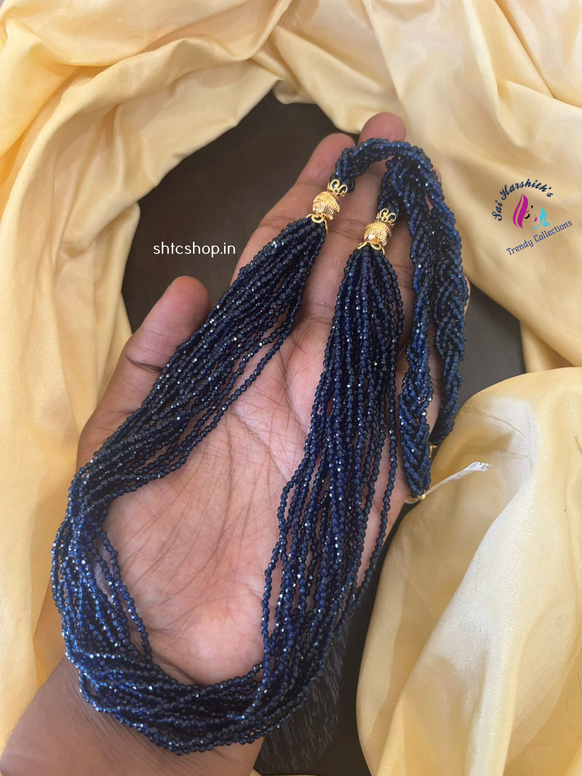 Premium Quality Muti layer crystal Beaded Chain - SHTC1340