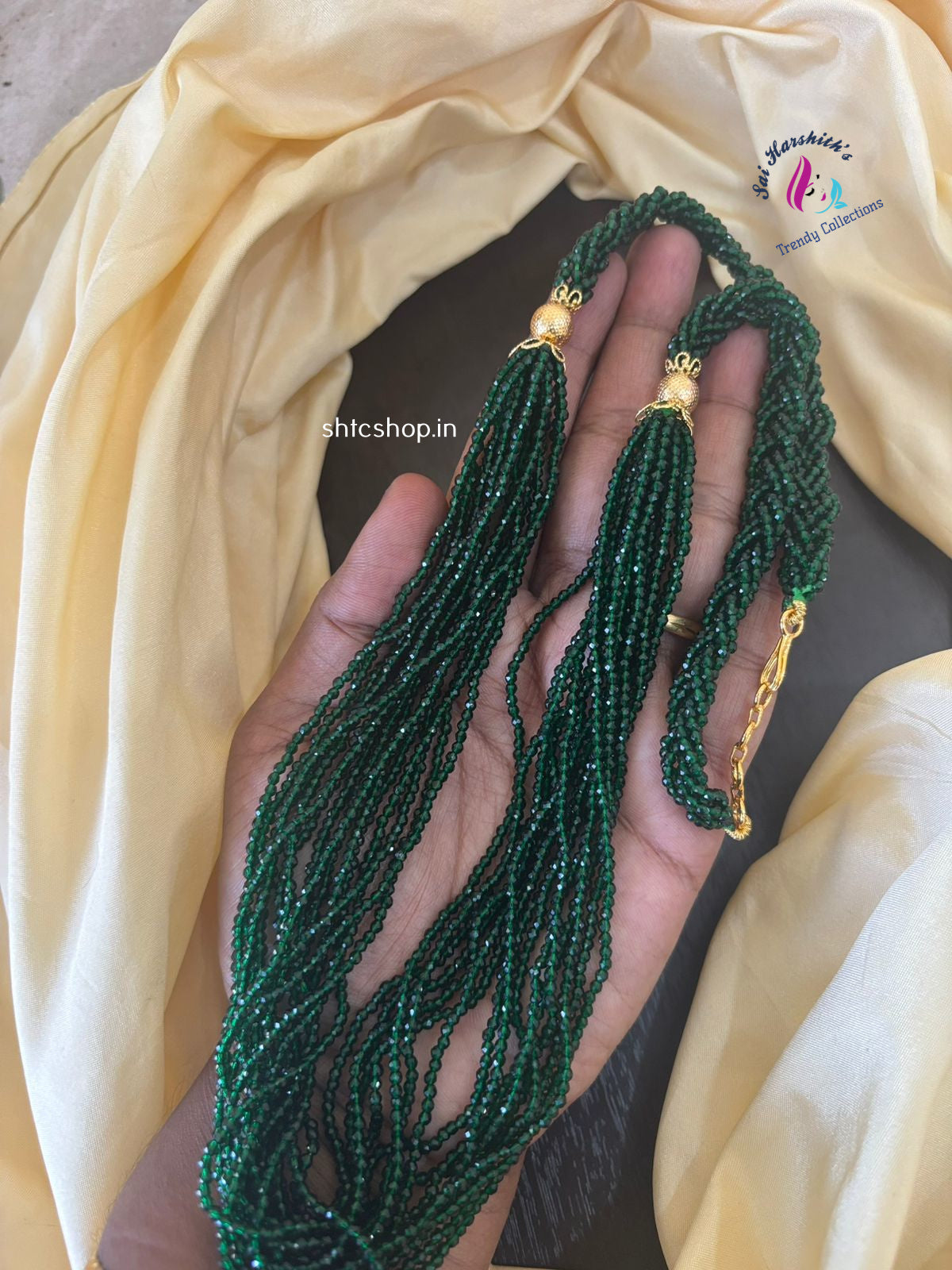 Premium Quality Muti layer crystal Beaded Chain - SHTC1340