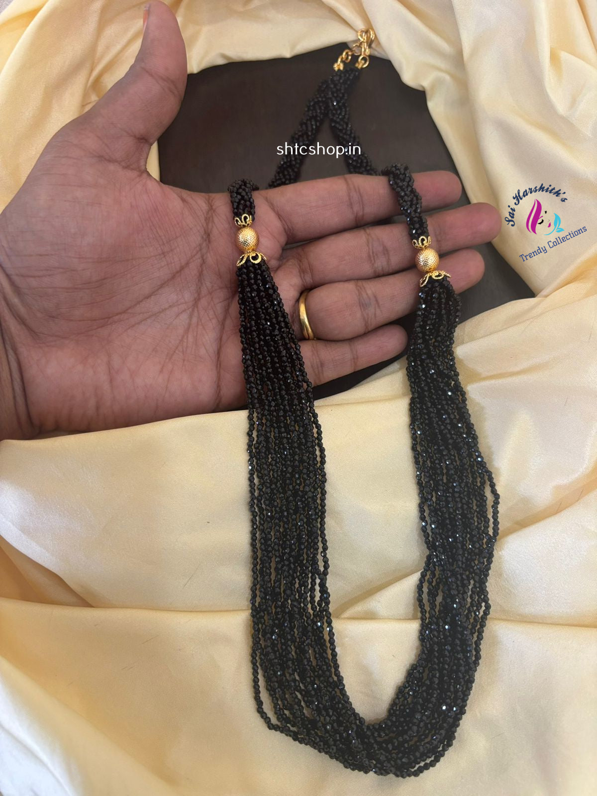 Premium Quality Muti layer crystal Beaded Chain - SHTC1340