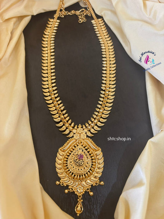 1 Gm Gold Polished Haram without any images - SHTC1341