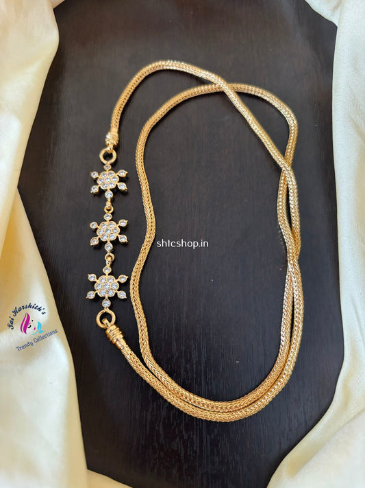 24 inches Impon / Five Metal Mugappu Chain - SHTC1346