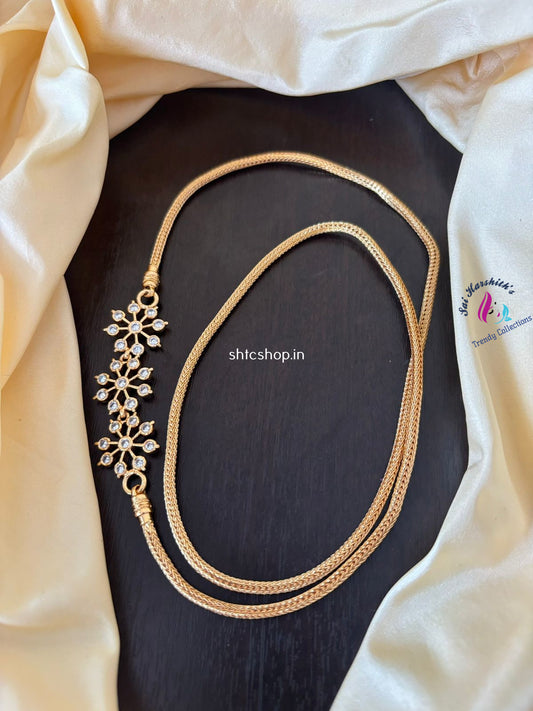 24 inches Impon / Five Metal Mugappu Chain - SHTC1347