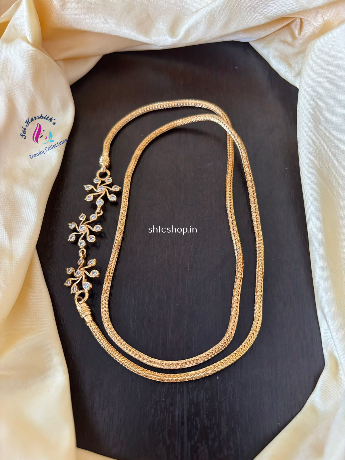 24 inches Impon / Five Metal Mugappu Chain - SHTC1349