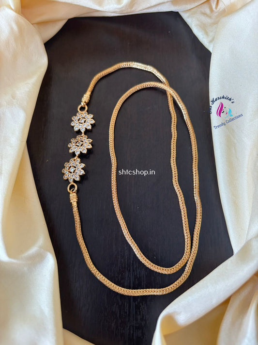 24 inches Impon / Five Metal Mugappu Chain - SHTC1350