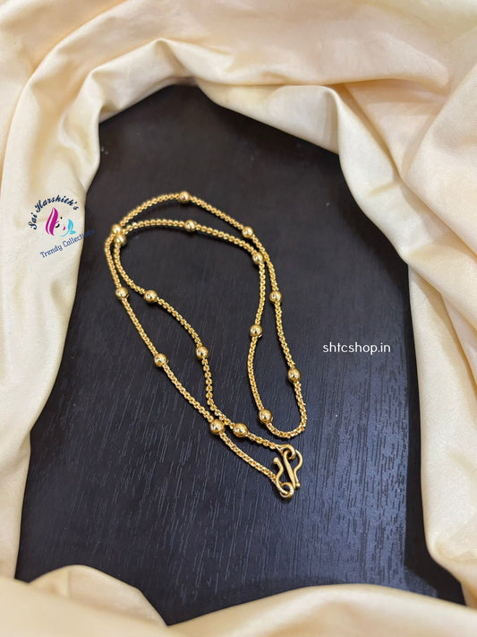 18 inches - 1 gm gold plated chains - SHTC1391