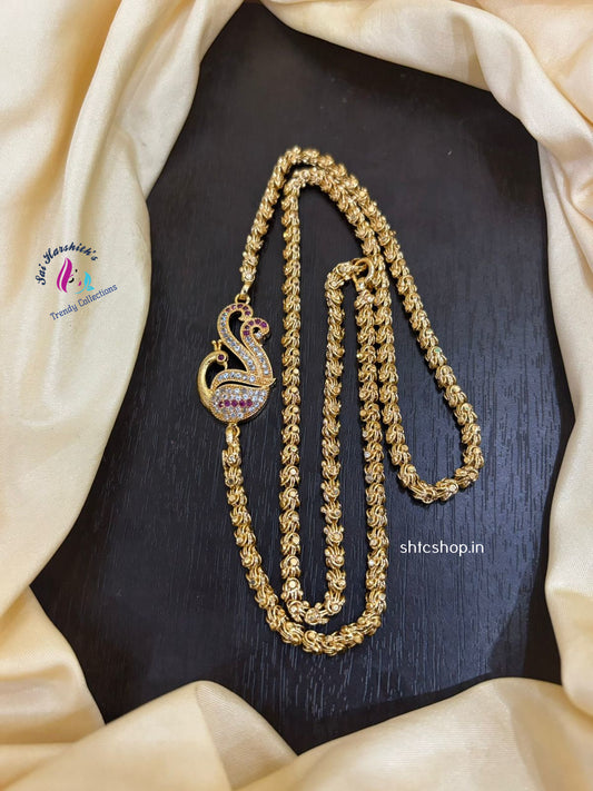 24 inches Five Metal mugappu Chain - SHTC1393