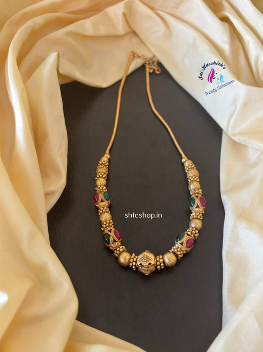 Matte Finish Gooseberry Necklace - SHTC1405