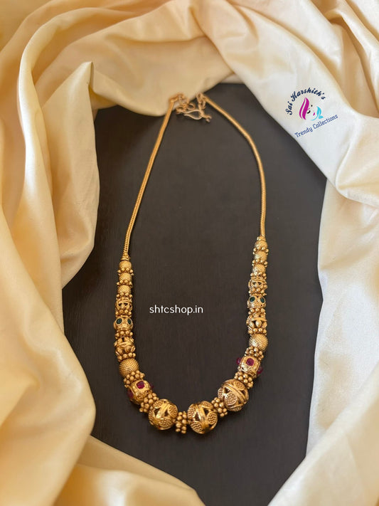 Matte Finish Gooseberry Necklace - SHTC1407