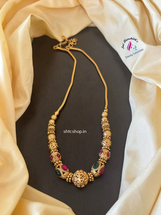 Matte Finish Gooseberry Necklace - SHTC1410