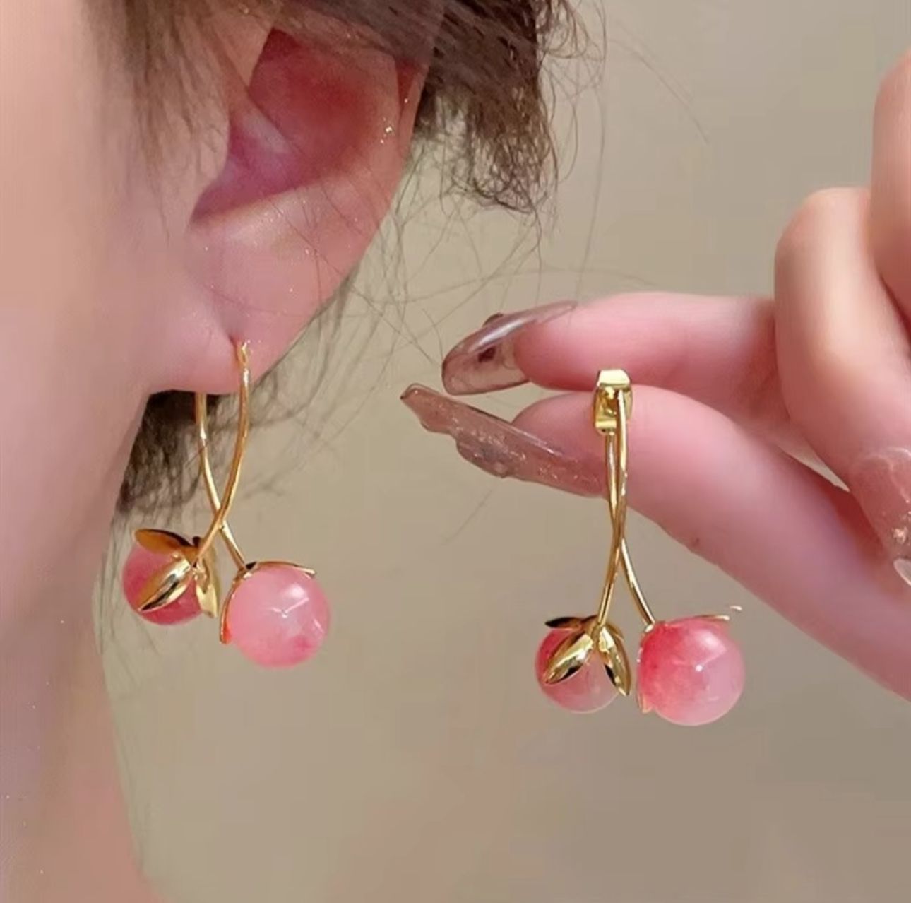 Cherry Earrings - KE141