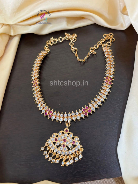 Five Metal / Impon Traditional Attigai / Necklace - SHTC1479