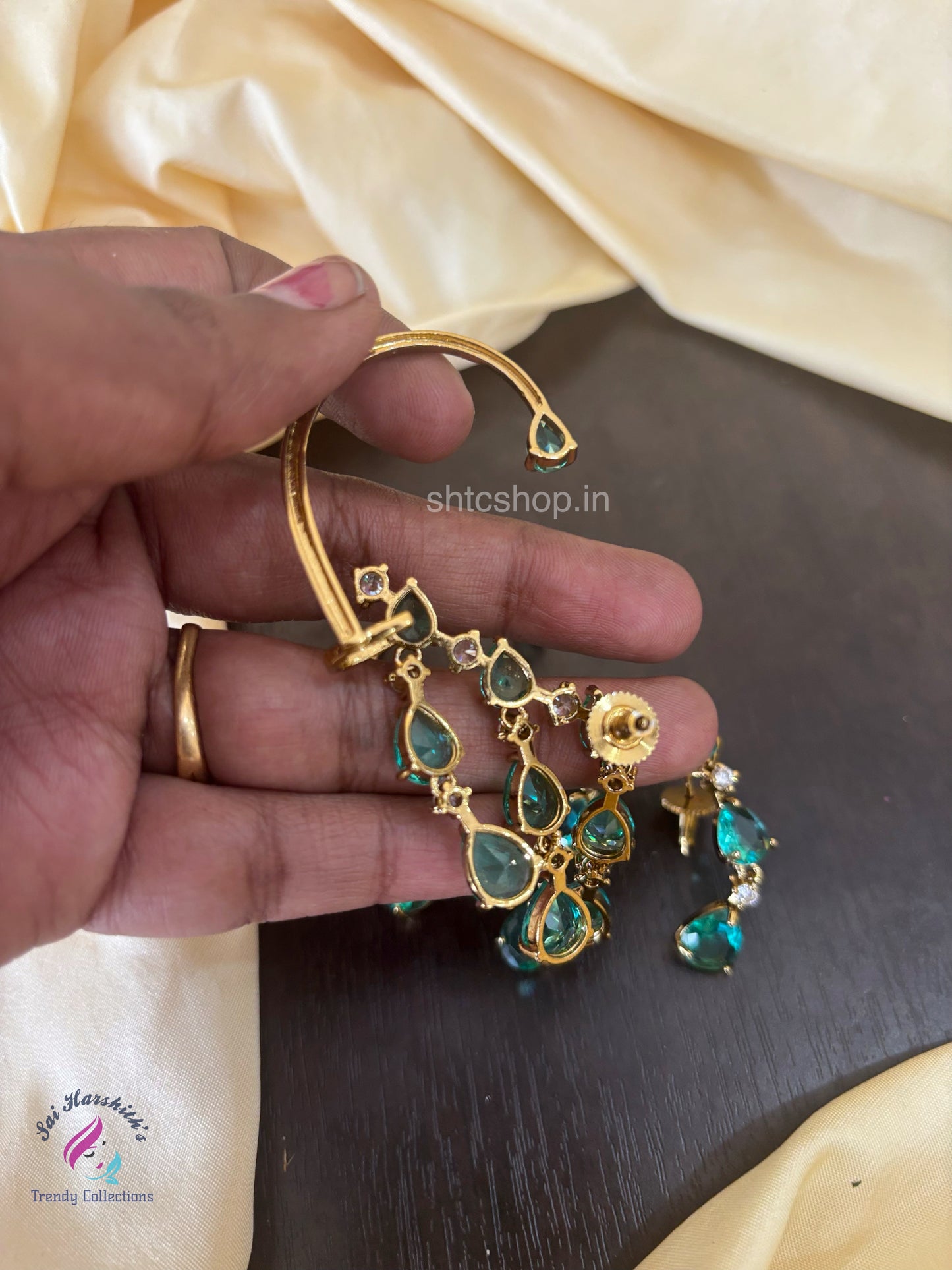 Statement Ear cuff with AD Stones - SHTC1526