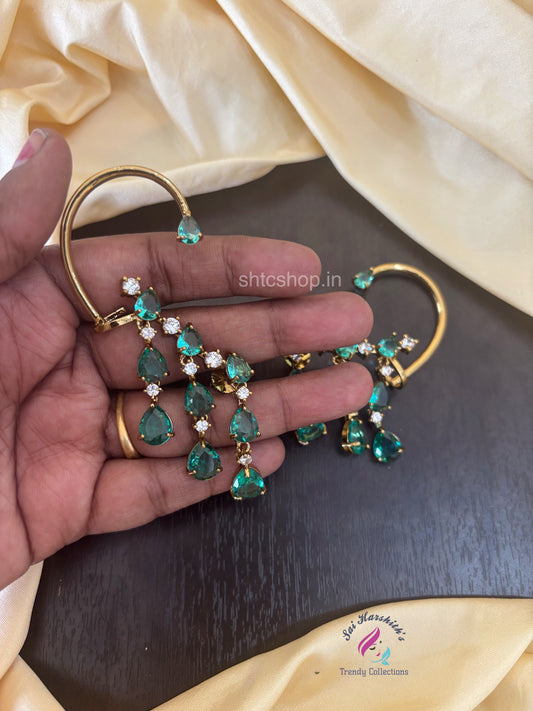 Statement Ear cuff with AD Stones - SHTC1526