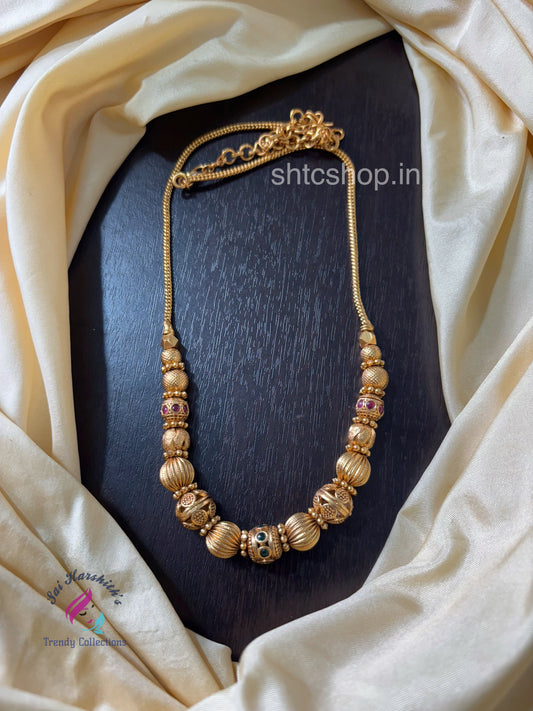 Matte Finish Gooseberry Necklace - SHTC1571