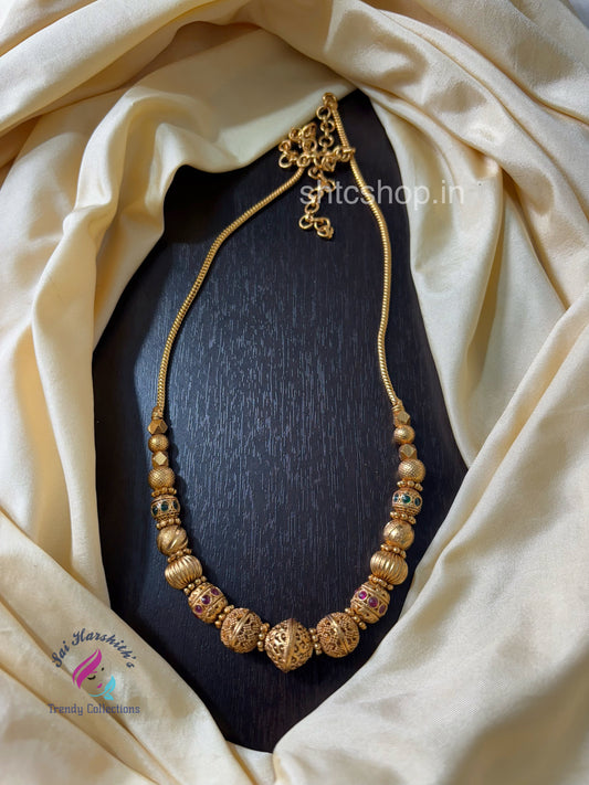 Matte Finish Gooseberry Necklace - SHTC1572