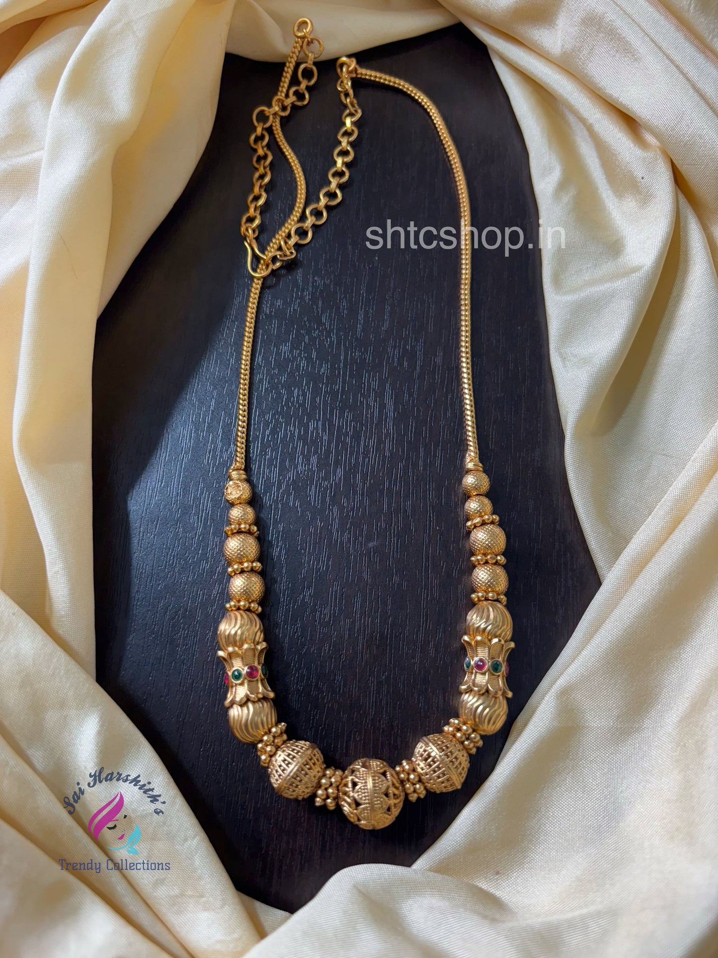 Matte Finish Gooseberry Necklace - SHTC1573