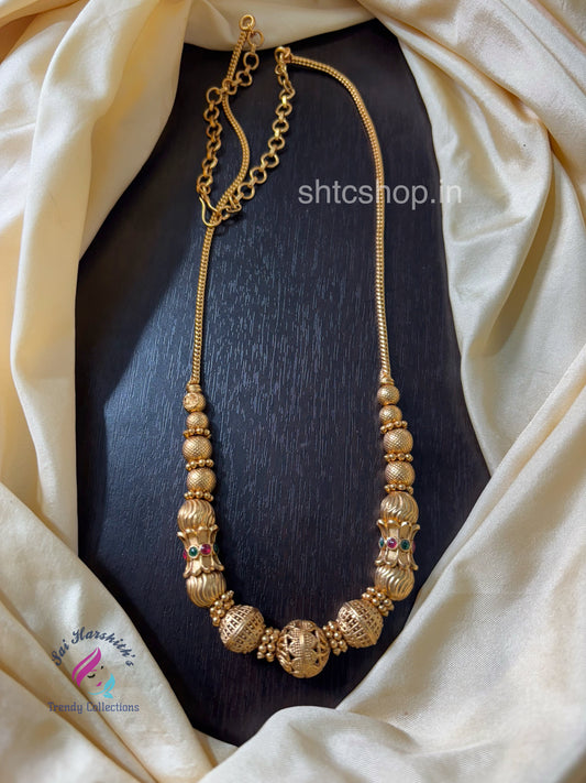 Matte Finish Gooseberry Necklace - SHTC1573