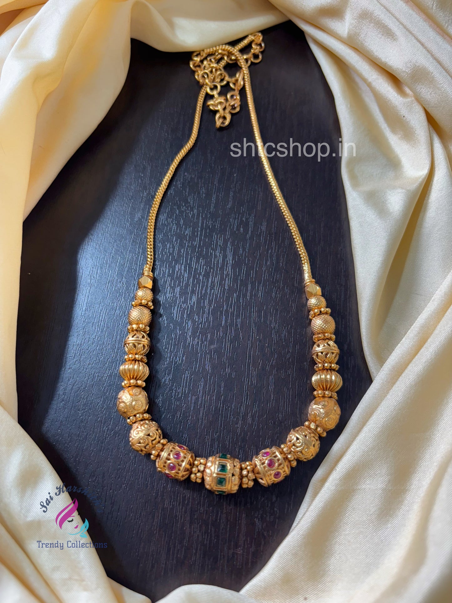 Matte Finish Gooseberry Necklace - SHTC1575