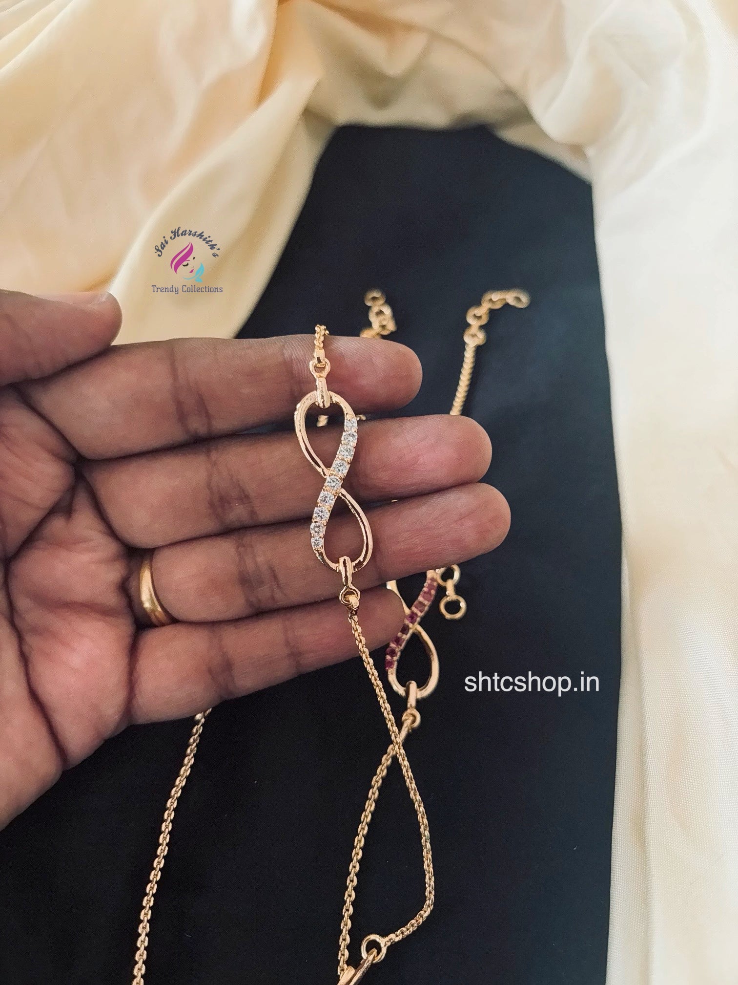 Five Metal Premium Quality Infinity Bracelet - SHTC1665