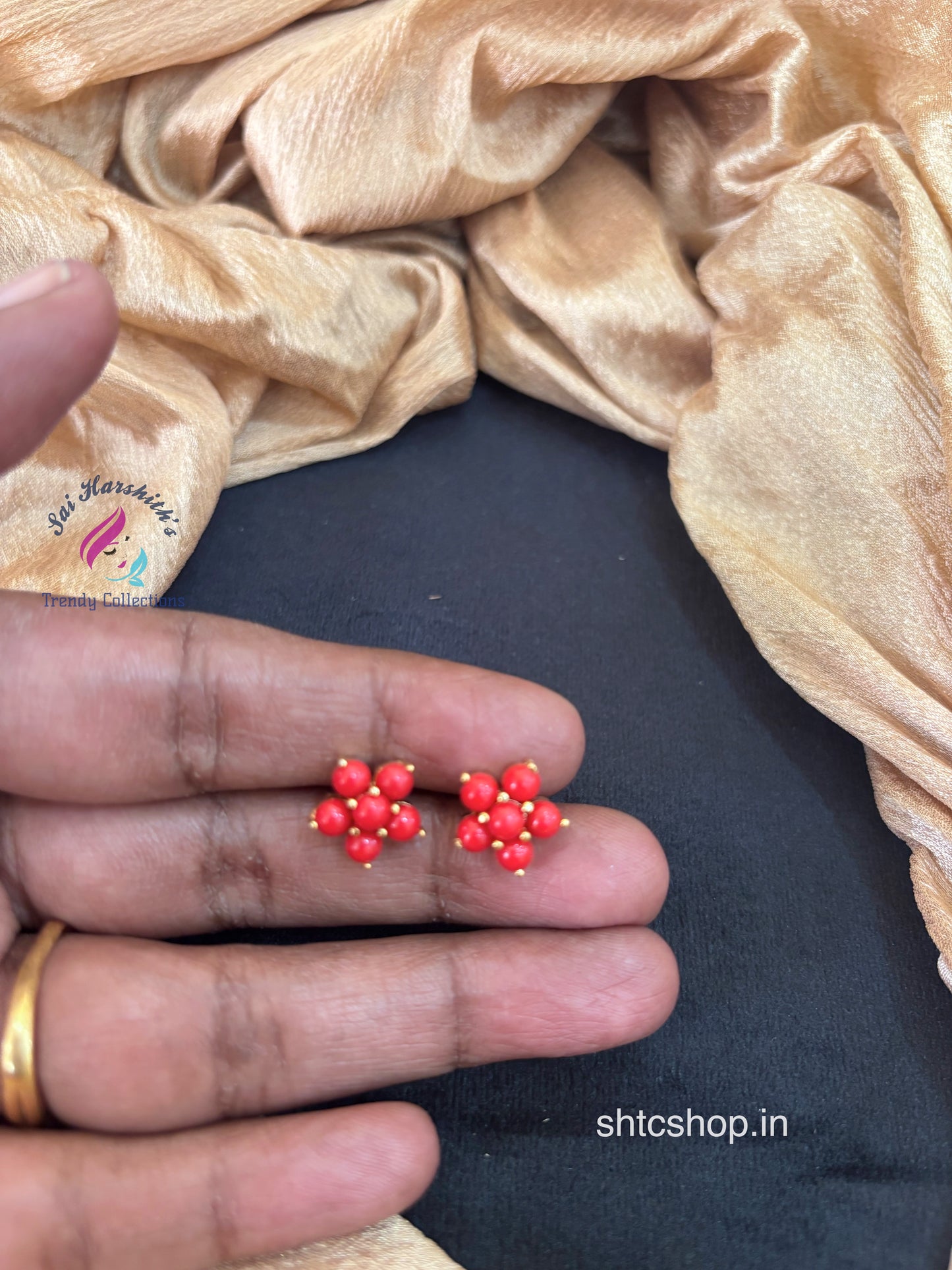 Cute Regular wear Earrings with beads - SHTC1702