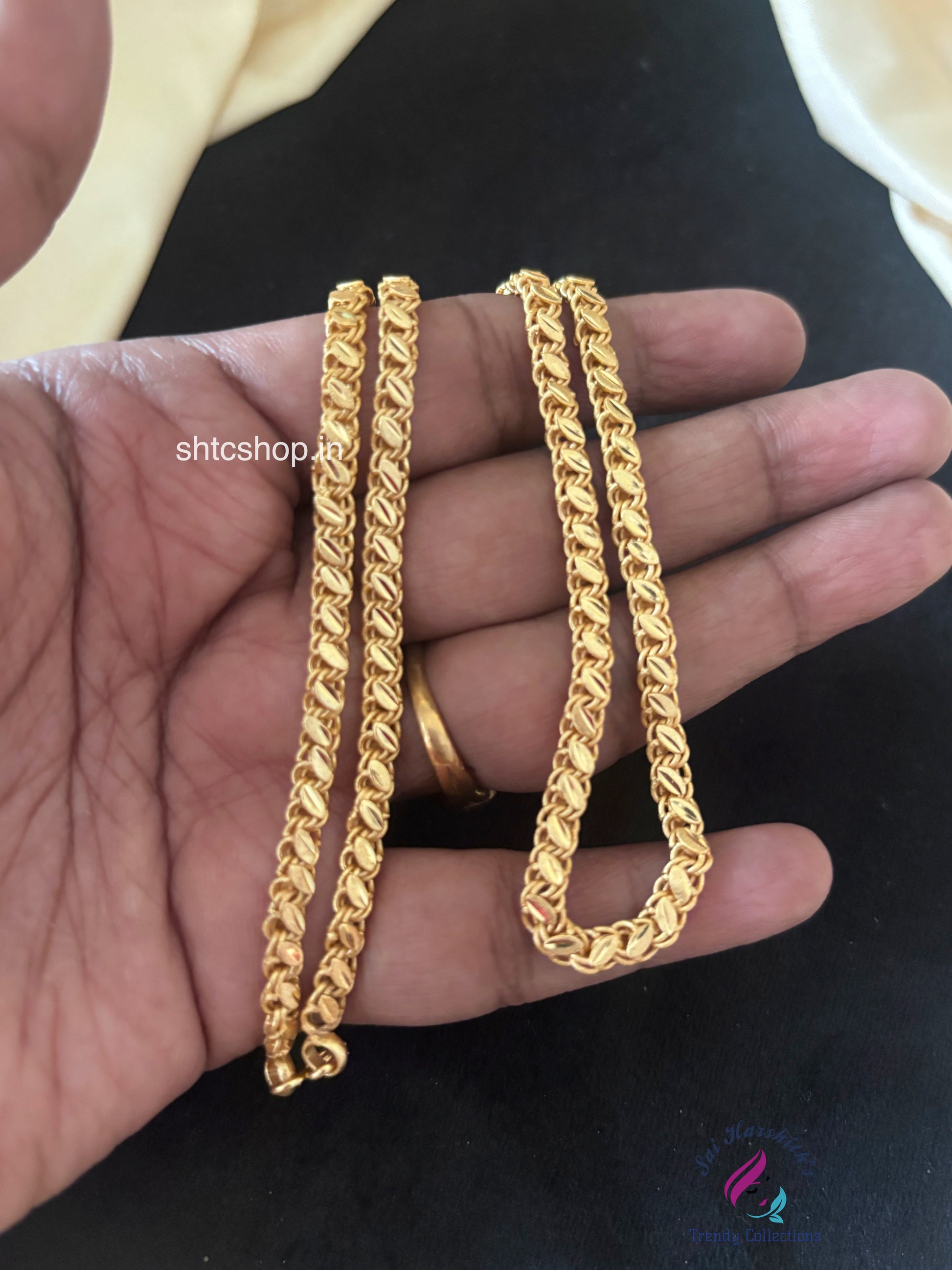 18 inches - 1 gm gold plated chains - SHTC1739