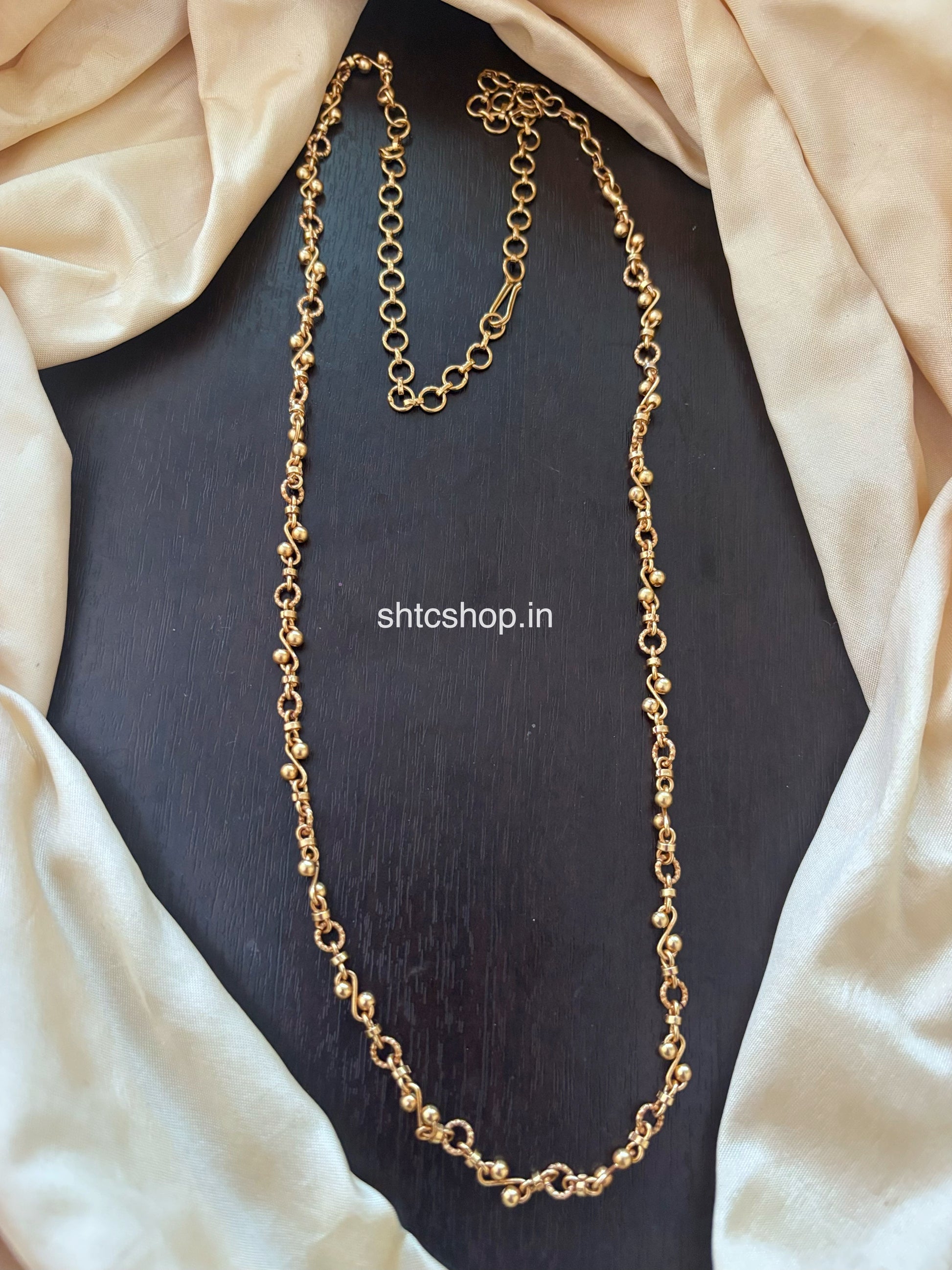 Matte Finish 20 Inches chain with S design Suitable for pendants - SHTC1804