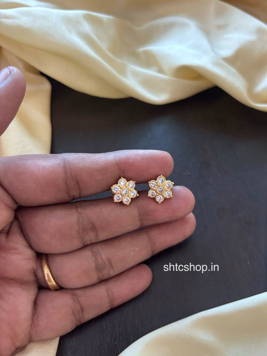 Diamond look alike Impon / Five Metal Stud (With Back Screw) - SHTC1835