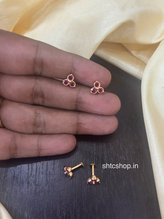 Cute Impon / Five Metal Baby studs (with Backscrew) - SHTC1838