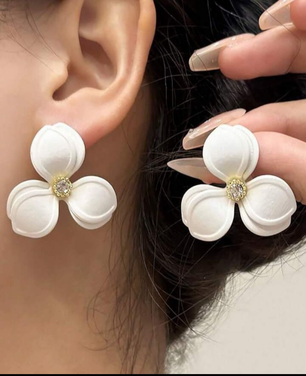 Flower Blossom Korean Earrings - KE259